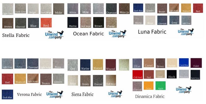 All fabrics available with Ekornes.