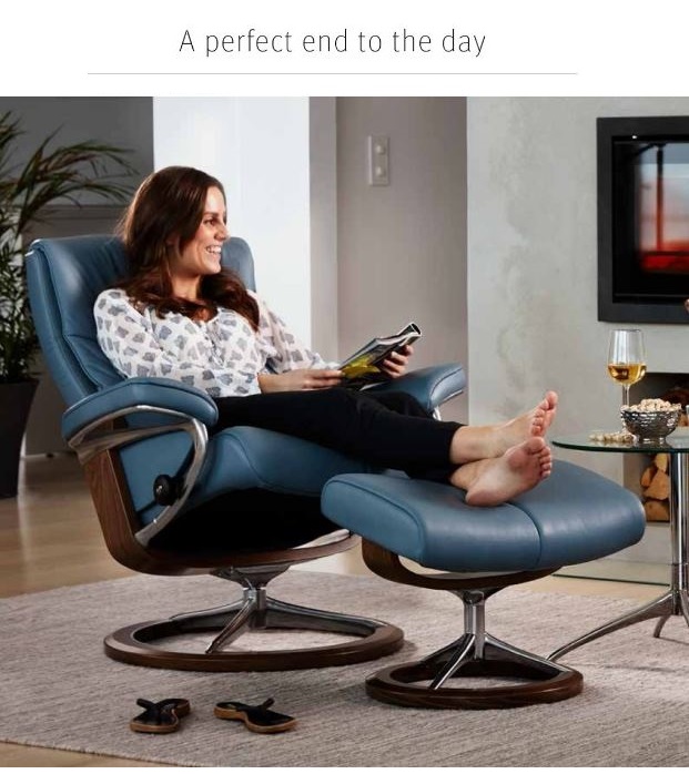 Choose your Comfort; Choose your Stressless Recliner at Unwind.