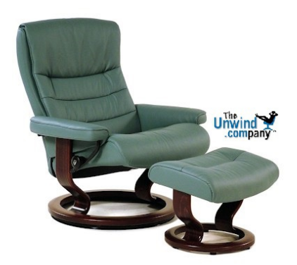 Stressless Nordic Recliner and Ottoman medium with Classic Base Stressless Nordic Recliner and Ottoman medium with Classic Base