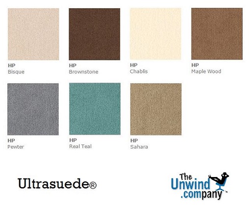 Ultrasuede Colors available in select models.