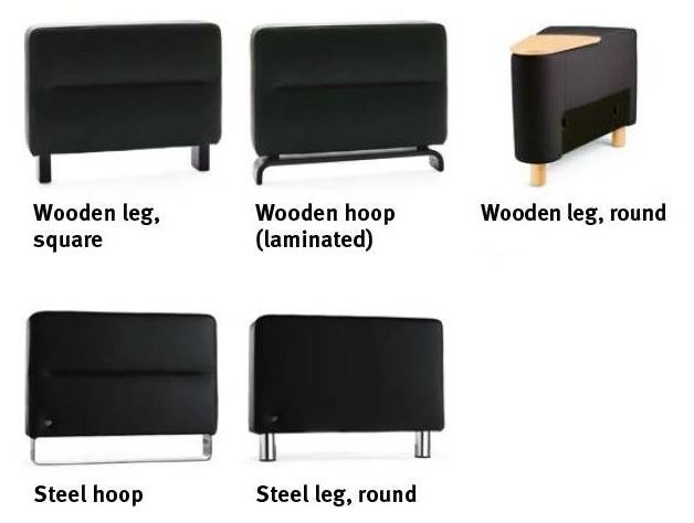 Different Leg Options - Stressless Wave